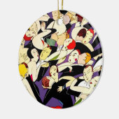 paren dansen keramisch ornament (Links)