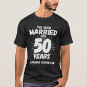 Paren die 50 jaar getrouwd zijn - grappige 50e bru t-shirt (Voorkant)