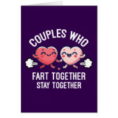Paren die samen scheten blijven bij elkaar - grapp (Voorkant)