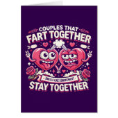 Paren die samen scheten blijven bij elkaar - grapp (Voorkant)