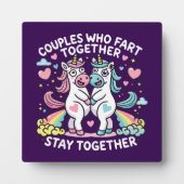 Paren die samen scheten blijven bij elkaar - grapp fotoplaat (Voorkant)