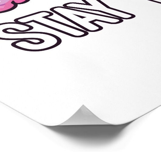 Paren die samen scheten blijven samen - Eenhoorn Poster (Hoek)