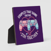 Paren die samen spelen - Gaming Coupe Lovers Fotoplaat (Voorkant)