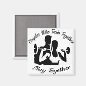 Paren die samen trainen blijven 2022 #US Magneet (Voorkant / Achterkant)