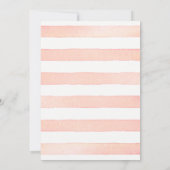 Paren Douche Citrus Roze Grapefruit Waterverf Kaart (Achterkant)