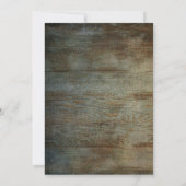 Paren Douche Donker Hout Script Roze Hortensia's Kaart (Achterkant)