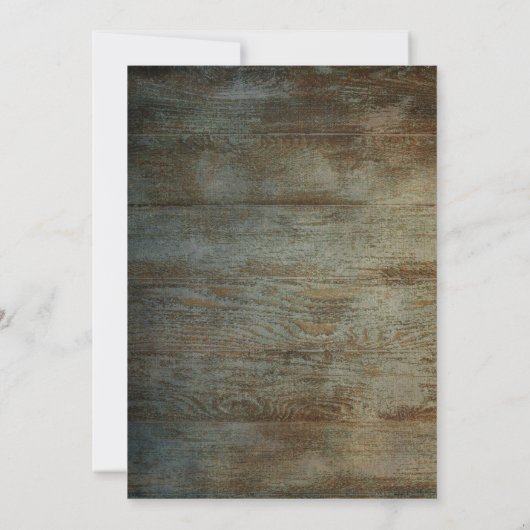 Paren Douche Donker Hout Script Roze Hortensia's Kaart (Achterkant)