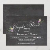 Paren Douche Party Verloving bruiloft Uitnodiging (Voorkant / Achterkant)