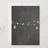 Paren Douche Party Wedding Lights Jars Uitnodigen Kaart (Achterkant)