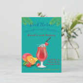 Paren Douche 🍸 Stock de Bar Feestviering Kaart (Staand voorkant)