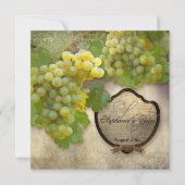 Paren Douche Wijngaard Herfst Herfst bruiloft Uitn Kaart (Voorkant)