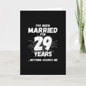 Paren gehuwd 29 jaar Funny 29th Jubileum Kaart (Voorkant)