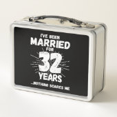 Paren gehuwd over 32 jaar Funny 32nd Jubileum (Achterkant)