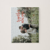 paren gehuwde overs Moderne foto gepersonaliseerd Legpuzzel (Verticaal)