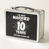 Paren getrouwd 10 jaar grappig 10e Jubileum (Achterkant)