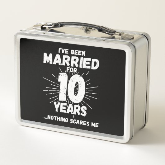 Paren getrouwd 10 jaar grappig 10e Jubileum (Achterkant)