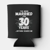 Paren getrouwd 30 jaar grappig 30ste Jubileum Blikjeskoeler (Achterkant)