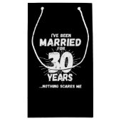 Paren getrouwd 30 jaar grappig 30ste Jubileum Klein Cadeauzakje (Achterkant)