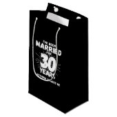 Paren getrouwd 30 jaar grappig 30ste Jubileum Klein Cadeauzakje (Voorkant Gekanteld)
