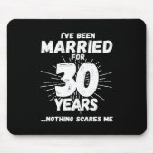 Paren getrouwd 30 jaar grappig 30ste Jubileum Muismat (Voorkant)