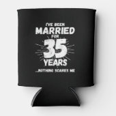 Paren getrouwd 35 jaar grappig 35e Jubileum Blikjeskoeler (Voorkant)