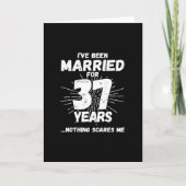 Paren Getrouwd 37 Jaar Grappig 37e Trouwdag Kaart (Voorkant)