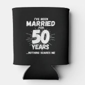 Paren getrouwd 50 jaar Funny 50th Jubileum Blikjeskoeler (Achterkant)