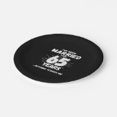 Paren getrouwd 65 jaar Funny 65th Jubileum Papieren Bordje (Gekanteld)