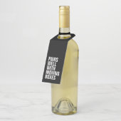 Paren goed met bewegende dozen grappig nieuw huis flessenhanger (Schuin)