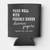 Paren Goed Scheiden Papier Zwart Net Gescheiden Pa Blikjeskoeler (Voorkant)