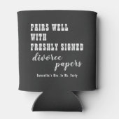 Paren Goed Scheiden Papier Zwart Net Gescheiden Pa Blikjeskoeler (Achterkant)