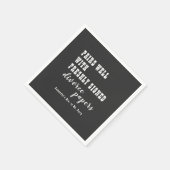 Paren Goed Scheiden Papier Zwart Net Gescheiden Pa Servet (Hoek)