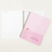 Paren goed w / terug naar school grappig roze geru planner (Display)
