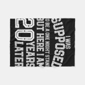 Paren Grappig 20e 20 jaar Jubileum Man Wif Fleece Deken (Voorkant (Horizontaal))