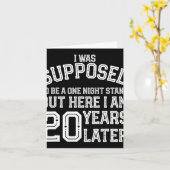 Paren Grappig 20e 20 jaar Jubileum Man Wif Kaart (Gele Bloem)