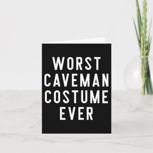 Paren Halloween Kostuum Shirten Worst Caveman Cos Kaart (Voorkant)