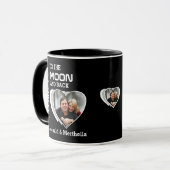 Paren houden van je naar de MOON foto Mok (Voorkant links)