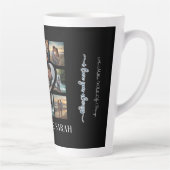 Paren Ik hou van je Hart Negen Foto Latte Mok (Rechts)