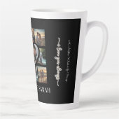 Paren Ik hou van je Hart Negen Foto Latte Mok (Rechts)