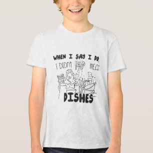 Paren Joke Grappige Bruidegom Humor Bride Premi Tri-Blend Shirt