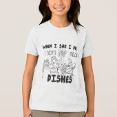 Paren Joke Grappige Bruidegom Humor Bride Premi Tri-Blend Shirt (Voorkant)