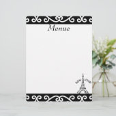 Paren menue Paper Gepersonaliseerd briefhoofd (Staand voorkant)