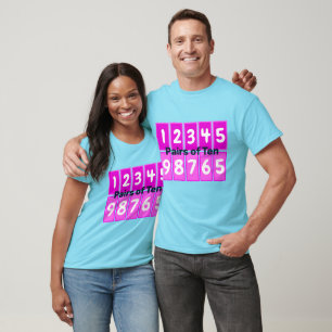 Paren met TEN-kleur T-shirt