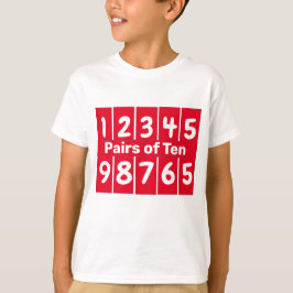 Paren met TEN-kleur T-shirt