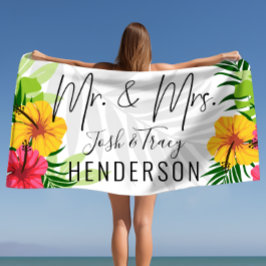 Paren op maat, Jubileum cadeau Strandlaken