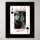 Paren poker spelen Kaart hoe gelukkig zijn we Poster (Voorkant)