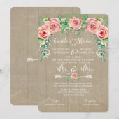 Paren schotelen BOHO-bloemkool, baby's met schuurh Kaart (Voorkant / Achterkant)