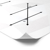 Paren van hoeken poster (Hoek)