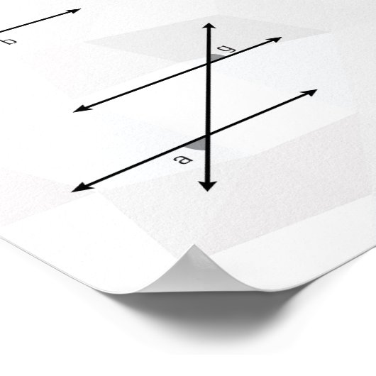 Paren van hoeken poster (Hoek)