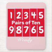 Paren van TEN Mousepad Muismat (Voorkant)